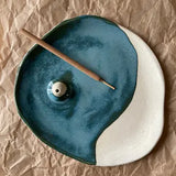 Handmade Ceramic Incense Dish Spring & Vine